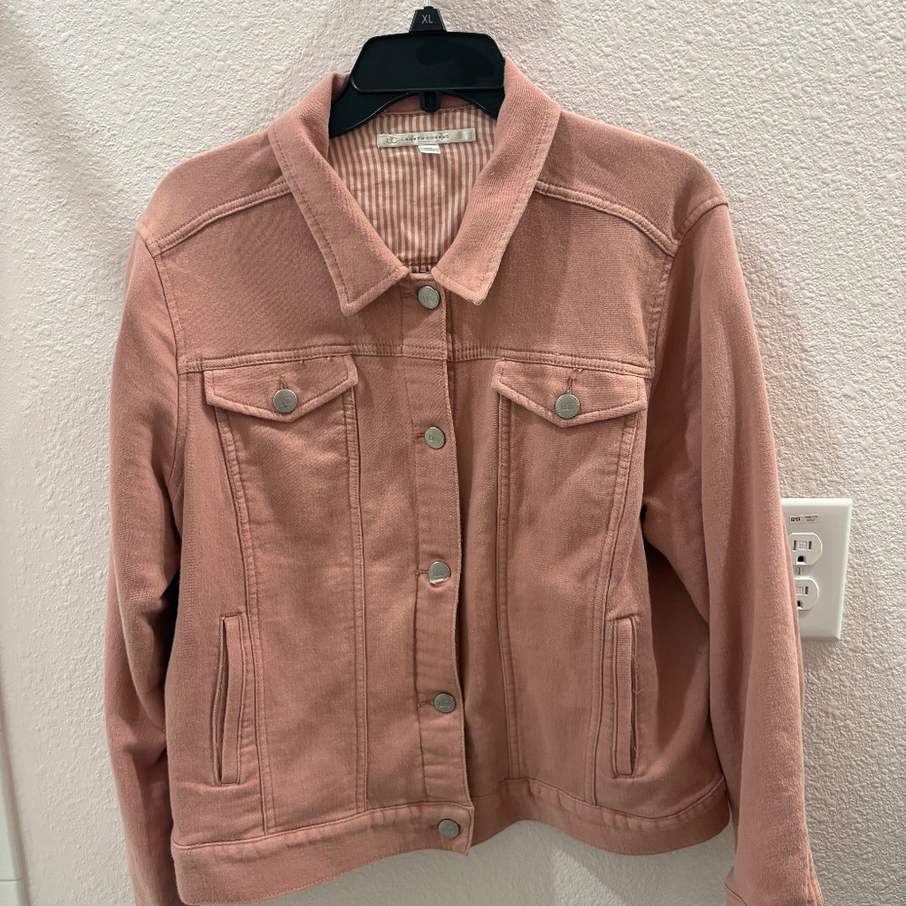 Lauren Conrad Pink Jean Jacket